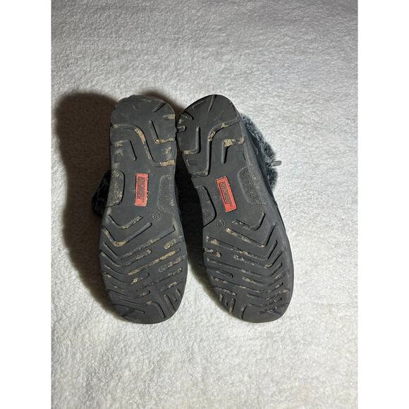 Khombu Black/Gray Fur Boots Size 9 - Picture 5 of 5